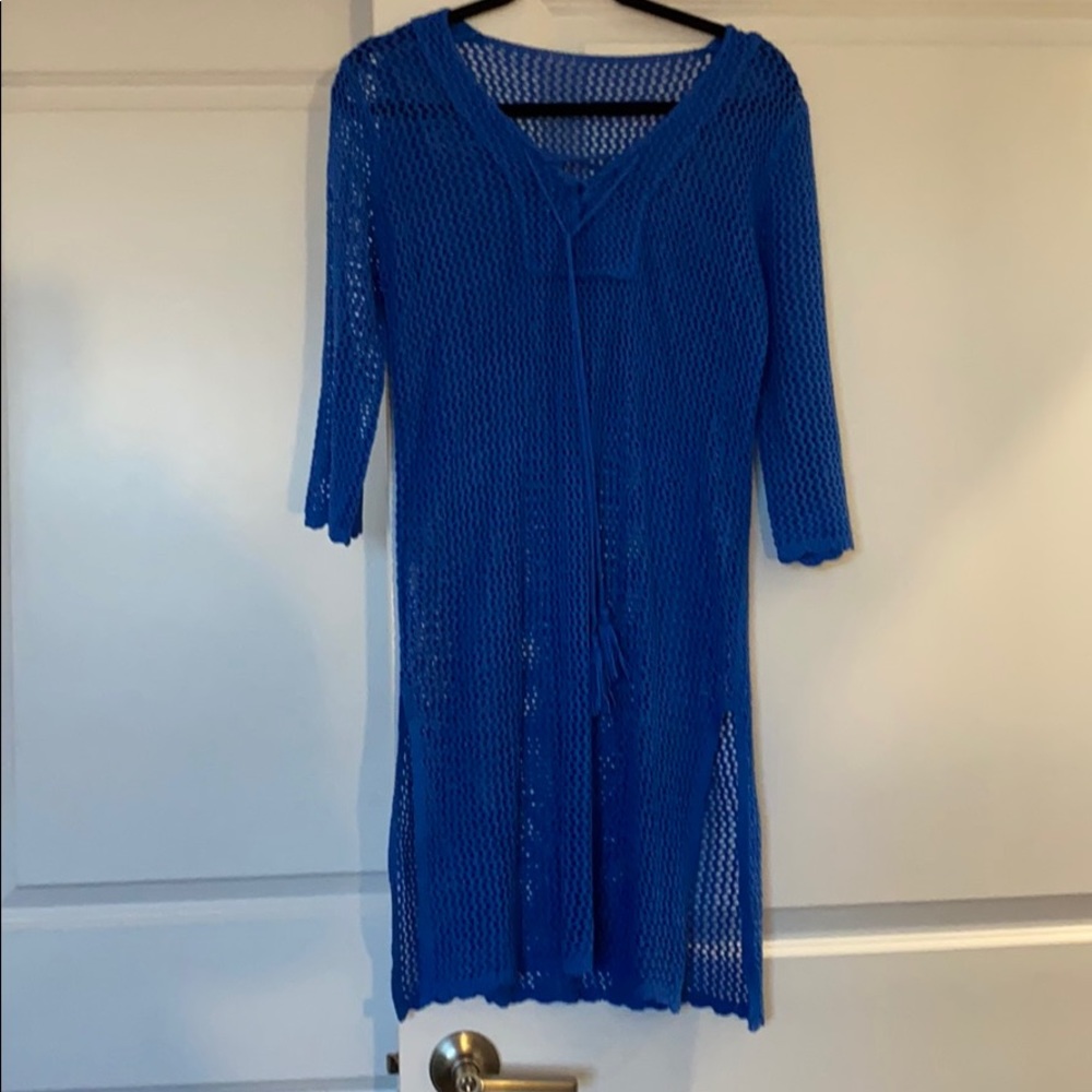 Blue Cover Up Dress